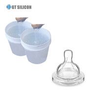 Good Grade Htv Rubber Transparent Baby Silicone Pacifier Liquid Silicone