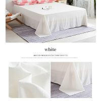 Pure Cotton Washed Bed Sheets(120*210cm   240*240cm )