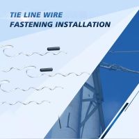 The fastening installation of top binding wire is applicable to the installation of bare wire and insulated wire on the top of porcelain bottle