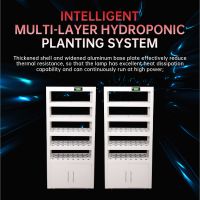 Intelligent multi-layer hydroponic planting system intelligent water circulation anti overflow and water shortage prevention