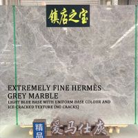 Natural Hermes Grey marble thickness can be customized Countertop customization can be email contact