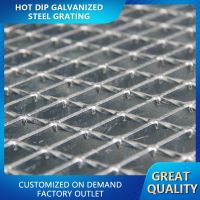  Hot dip galvanized steel grating plate-50 bar distance steel grating plate channel and working platform 10 pieces are bundled and customized