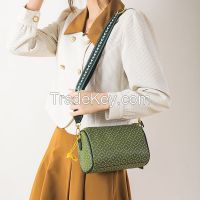 Fashion Printed Fabric Messenger Bag, Special Pattern Bag, Large Capac