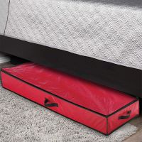 Christmas storage manager-roomy under-the-bed holiday wrapping paper container-great for gift wrapping, bags, ribbons, bows, cards, wrapping supplies, and other 40x14-inch mail contacts