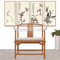 Chinese Vinatge Solid Wood Armchair Officechair
