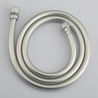 silver shower hose PVC shower hose with KTW ACS certificated