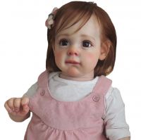 22-Inch Rebirth Doll Cute Realistic Baby Doll Soft Rubber Childrenâ€² S Baby Toys