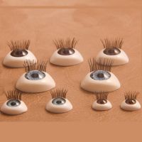 Acrylic Oval Doll Eyes With Eyelashes