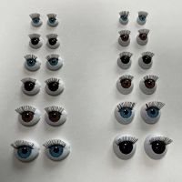 Acrylic Oval Doll Eyes With Eyelashes