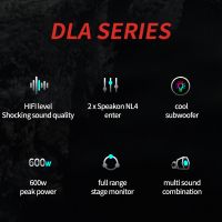 Dla Series 6 6-inch Four Unit Full Frequency + 4 Single 15 Inch Subwoofers + 2 12 Inch Coaxial Return Linear Array Speakers