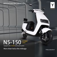 Electric Motorcycles Black K-n5 72v Ultra-long Battery Life Electric Motorcycle Intelligent Anti-theft Takeaway Scooter For Men And Women Green Travel Scooter