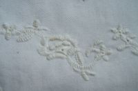 100% COTTON EMBROIDERED TWILL