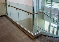 Kudas Stainless Steel Spigot Glass Balcony Railing for Deck/Pool Fence