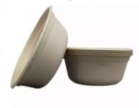 500ml Bagasse Bowl Disposable - 100% Compostable Eco-Friendly Bowl - Natural Unbleached Brown