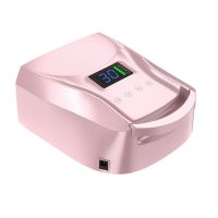 Acetone Proof 108w  Cordless Rechargeable Led/uv Nail Lamp With Handle White Color 