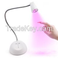 18W Rechargeable Focused Beam LED UV Nail Lamp for Press on Nail