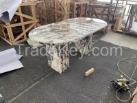Marble stone table