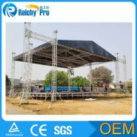 Stage With Roof Aluminum Truss Stage Box Truss 