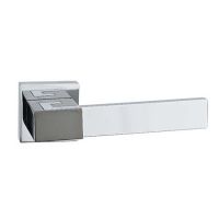 Luxury Design Zinc Alloy Door Handle on Rosette (Rose)