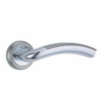 Popular Design Good Quality Zinc Alloy Door Handle on Rosette (Rose)