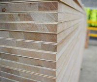 1220x2440mm/solid Pine Core/melamine Faced Block Board
