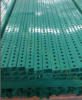 Square Post Galvanized or Powder Coated Used for Airport Fence with Optional Color