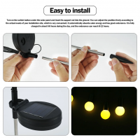 Solar-Powered firefly lamp