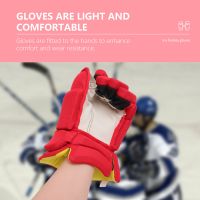 Ice Hockey Gloves Adult Youth Children Ice Hockey Gloves Breathable Wear-resistant Roller Hockey Ice Hockey Protective Equipment