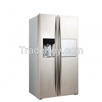 Frost free refrigerator with ice and water side by side refrigerator