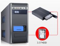 Tray-less 3.5Inch SATA / SAS Hot Swap Hdd Mobile Rack for 5.25" Bay