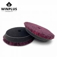Maroon Buffing Wool Pad 5 Inch 100% Wool Dual Action Polisher Pas For Car Polishing