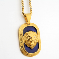 Stainless Steel Lion Pendants Suitable For Men And Women