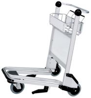 High Quality Aluminum Baggage Cart Airport Luggage Trolley with Hand Brake