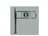 Swing Turnstile Stainless Steel Barrier Supermarket Security Gate 4. TSD Hydraulic machinery single door
