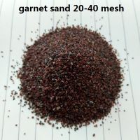 natural garnet sand 20-40 mesh for sand blasting surface blasting