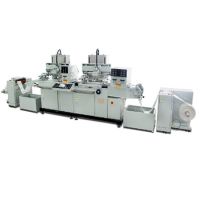 Automatic Roll To Roll Screen Printer Press Uv Silk Screen Printing Machinery