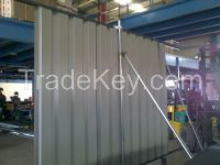 corrugated profile sheet fencing hoarding supplier in uae dubai abu dhabi qatar- dana steel