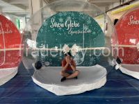 Hot Sell Children Play Custom Bouncy Tent Inflatable Snow Globe