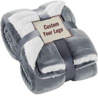 Polyester sherpa fleece blankets