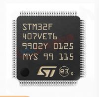 Stm32f407vet6 lqfp-100 MCU 32-bit 512KB STM32 microcontroller IC flash memory stm32f407 MCU chip integrated circuit