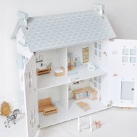kid's pretend toys role play toys wooden doll house toys