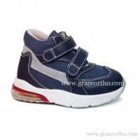 1619432-1 Navy kids runnning shoes boy sport shoes orthopedic shoes