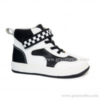 1620648 high peach skateboard sneaker kids orthopedic shoes sport leather shoes