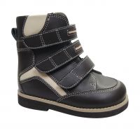 Grace ortho Coffee leather orthopedic boots 4709242