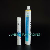 Medicine Ointment Packaging Aluminium Collapsible Tubes Soft Metal Container