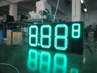 GlareLED high quality 12'' red Digital Gas Price Sign led gas price sign