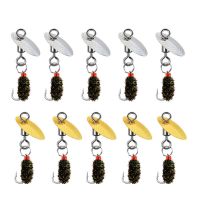 5pcs/bag Fly Fishing Spinnerbaits Spoon Scud Flies Lure Fishing Streamer Tying Artificial Lure Spinners For Hemiculter Trout
