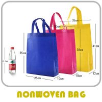 Bag Factory Manufacture 100% Recycled Polyester Stitch-bond Non-woven Bag Rpet Stitchbond Nonwoven Fabric Shopping Bag