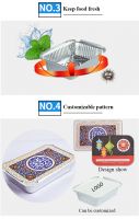 700ml Disposable Aluminum Foil Steam Table Pans For Cooking