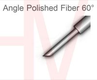 Optic fiber endface angle polishing